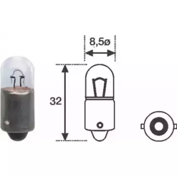 Автолампа T3W 12V 3W BA9s Standard  (2893200000)