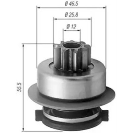 Бендікс стартера VW Passat/Golf III/IV 1.4-2.0 -05 (940113020256)