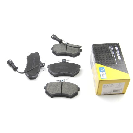 Передние тормозные колодки BREMSI для Audi 80, 100 (1978-1996) (TRW) (119x70x19.6) (с датчиком) BP2643