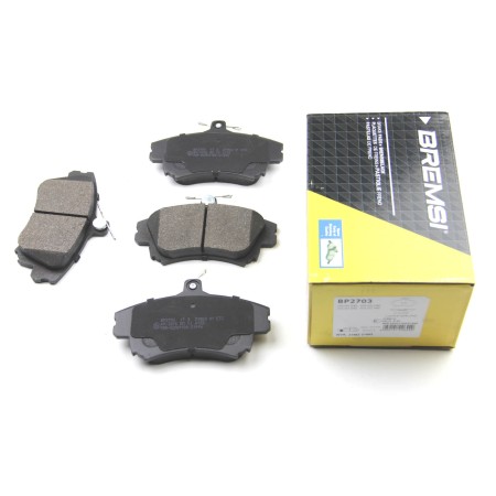 Передні гальмівні колодки BREMSI для Mitsubishi Colt, Smart Forfour, Volvo S40 I, V40 (1995-2012) (TRW) BP2703