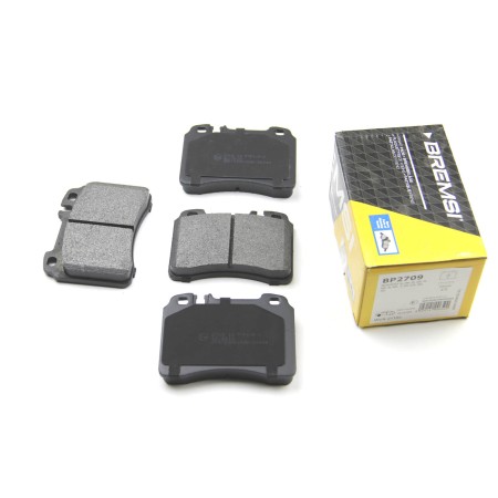 Передние тормозные колодки BREMSI для Mercedes-Benz W124, W201 (1989-2003) (ATE) BP2709
