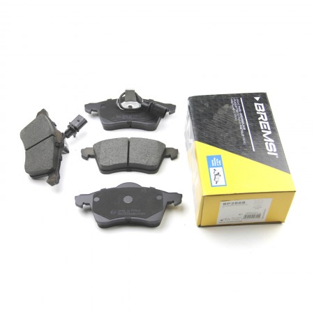 Передние тормозные колодки BREMSI для VW T4 2.5TDI (1996-2003) (R15) (с датчиком) BP2868