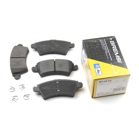 Передні гальмівні колодки BREMSI для Peugeot 206, 306 (1994-) (Bosch) (130.9x52.2x18) BP2879