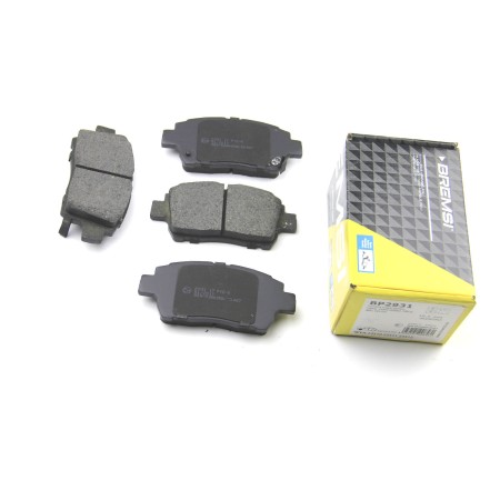 Передние тормозные колодки BREMSI для Toyota Yaris, Prius (1999-2005) (Akebono) BP2931