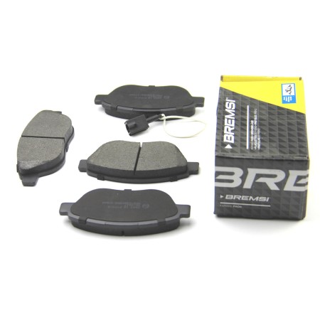 Передні гальмівні колодки BREMSI для Citroen Berlingo, Peugeot Partner (2001-), Fiat Doblo (2003-) (137x57.3x19) (с датчиком) BP2943