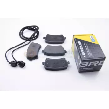 Тормозные колодки зад. Audi A8 02-10/VW Phaeton 02-16 (TRW) (BP3087)