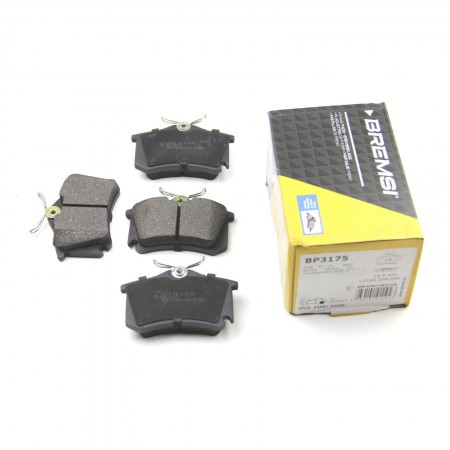 Задние тормозные колодки BREMSI для VW Golf V (2004-2009) (TRW) BP3175