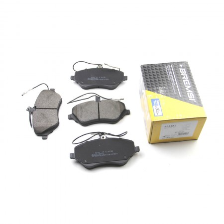 Передні гальмівні колодки BREMSI для Peugeot 407, 607 (2004-) (TRW) (162.3x79.1x18.4) BP3181