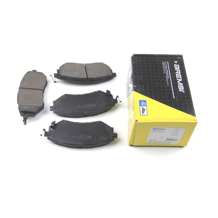 Передние тормозные колодки BREMSI для Subaru Legacy IV, Outback (2003-) (Akebono) BP3211