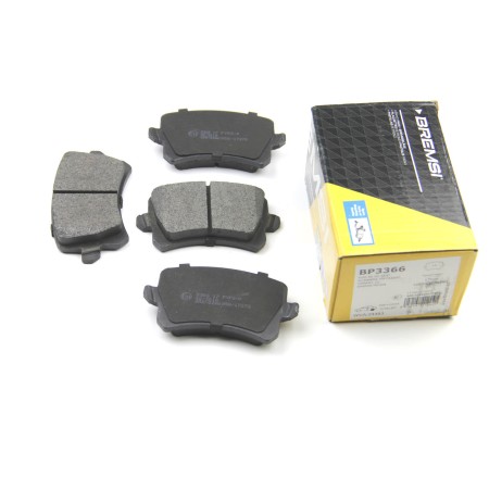 Задние тормозные колодки BREMSI для VW Passat (2005-), Sharan (2010-), Tiguan (2007-) BP3366