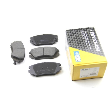 Передние тормозные колодки BREMSI для Hyundai Tucson (2004-2010) (Mando) (131.5x60.2x17.5) BP3401