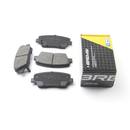 Задние тормозные колодки BREMSI для Hyundai Santa Fe II, III (2006-), Kia Sorento II, III (2009-) (Mando) (117x48.3x15.5) BP3435