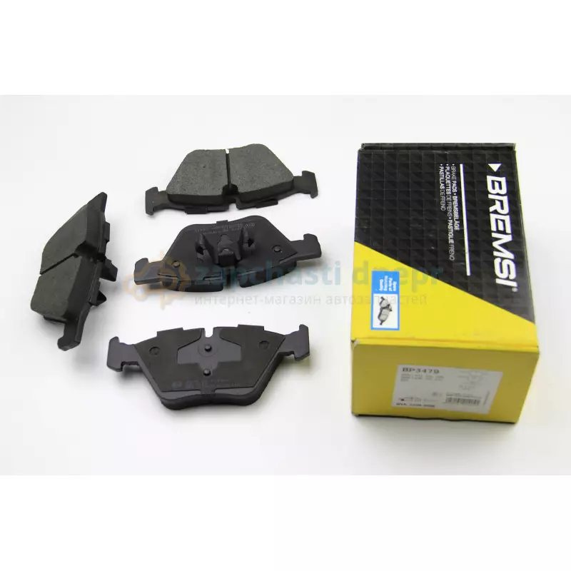 Тормозные колодки перед. BMW 1 (E81/E87) 06-12 (ATE) (BP3479)
