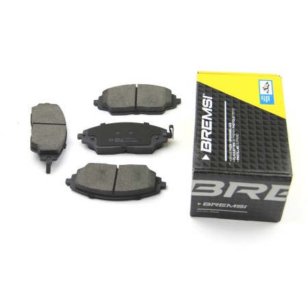 Передние тормозные колодки BREMSI для Chevrolet Aveo (2011-) (Akebono) (142x53.6x17.5) BP3599