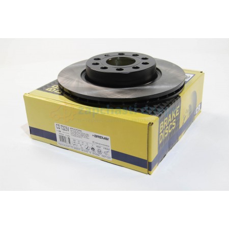 Тормозной диск перед. Caddy III/Golf V/VI/Jetta/Octavia 04- (280x22) (CD7223V)
