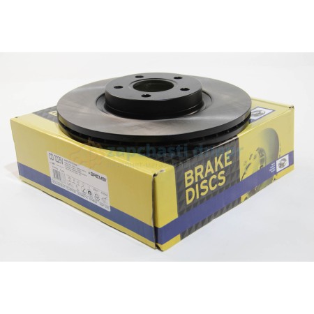 Тормозной диск перед. C-Max/Focus II/III/Kuga I/II 03- (300x25) (CD7225V)