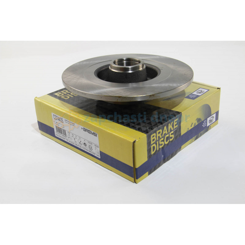 Тормозной диск зад. Reanult Scenic II/Megane II 03- (270x10) (без подшипника) (CD7443S)