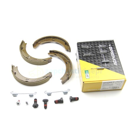Колодки стояночного тормоза BREMSI для Mercedes W201-203 1981-2007, W124 1987-1995 GF0302-1