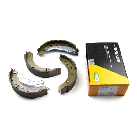 Барабанные тормозные колодки BREMSI для Peugeot 206 1998-, 306 1993-2001, Renault Laguna 1993-2001 (TRW) GF0391