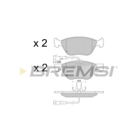 Передние тормозные колодки BREMSI для Fiat Bravo, Stilo, Punto 1.8-2.4 (1996-2014) (ATE) BP2673