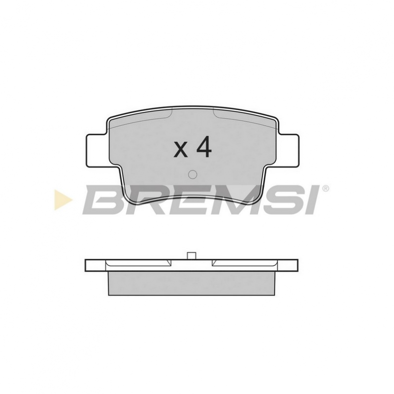 Передні гальмівні колодки BREMSI для Opel Corsa (2009-2014) (Bosch) BP3228