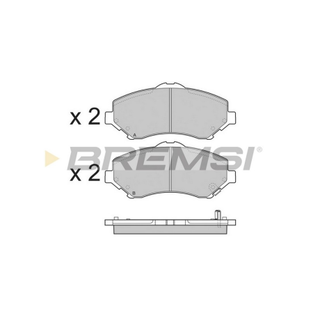 Передние тормозные колодки BREMSI для Dodge Journey, Fiat Freemont, Jeep Cherokee (2006-) (Bosch) BP3396