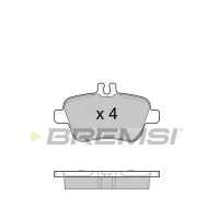 Задні гальмівні колодки BREMSI для Mercedes-Benz C117, W176, W246 (2012-) BP3469