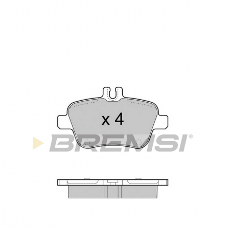 Задние тормозные колодки BREMSI для Mercedes-Benz C117, W176, W246 (2012-) BP3469