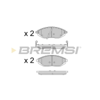 Передние тормозные колодки BREMSI для Chevrolet Spark (2010-) (Akebono) BP3513