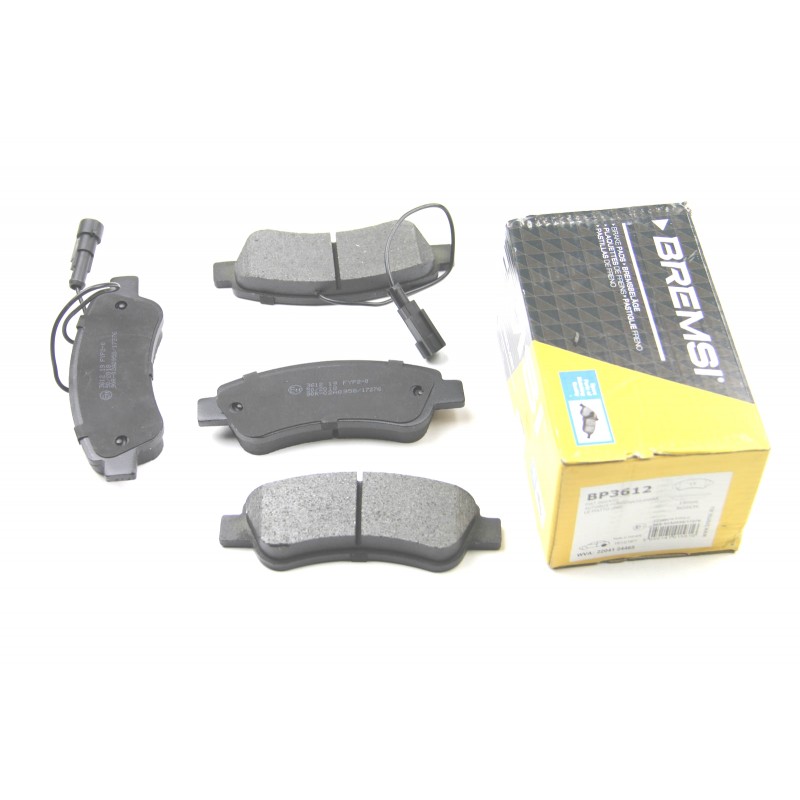 Задние тормозные колодки BREMSI для Citroen Jumper, Fiat Ducato, Peugeot Boxer (2006-) (Bosch) BP3612