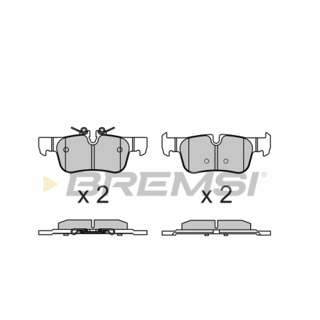 Задні гальмівні колодки BREMSI для BMW 1, 2, i3, X1, X2 BP3633