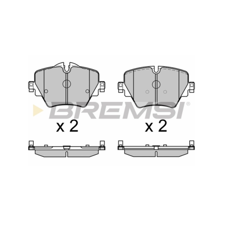 Передние тормозные колодки BREMSI для BMW F40, F45, F46, G20, F90, G31, F97 (2014-) (TRW) BP3643