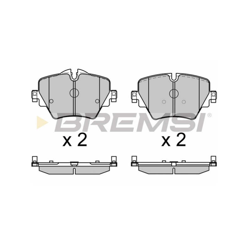 Передние тормозные колодки BREMSI для BMW F40, F45, F46, G20, F90, G31, F97 (2014-) (TRW) BP3643