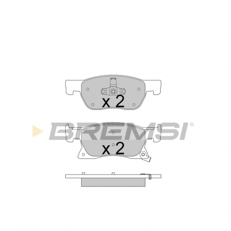 Передние тормозные колодки BREMSI для Opel Astra K 1.0-1.6 (2015-2022) (ATE) BP3739