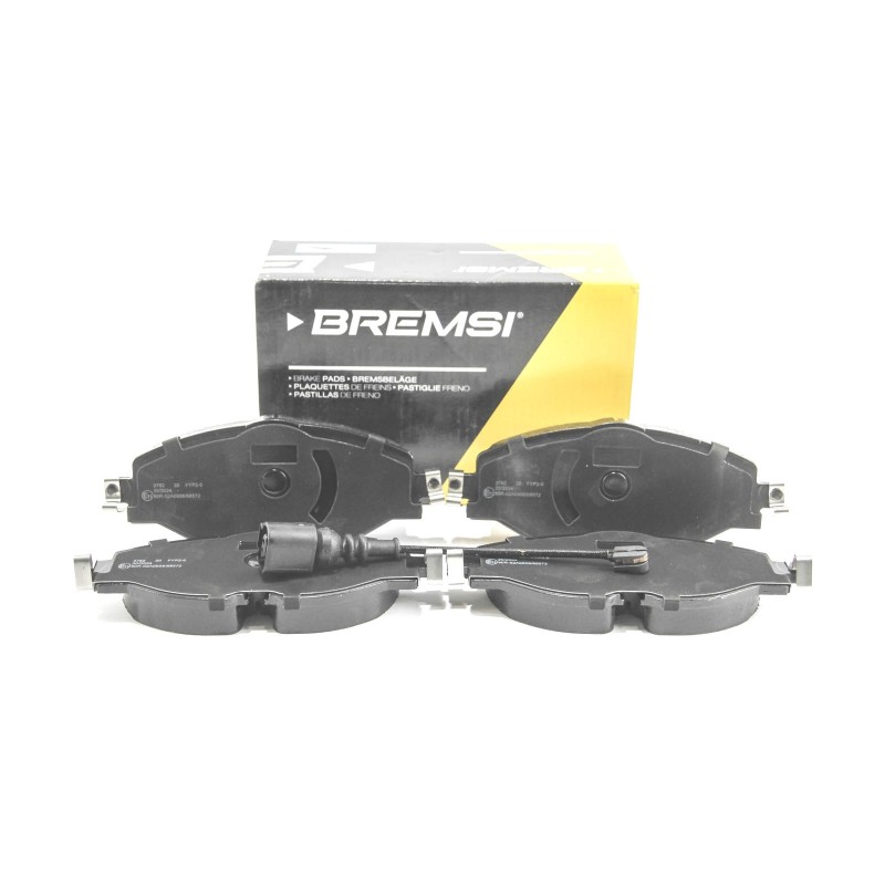 Передні гальмівні колодки BREMSI для VW Golf (2014-2020), Skoda Octavia 1.6 TDI (2012-2017) (TRW) BP3782
