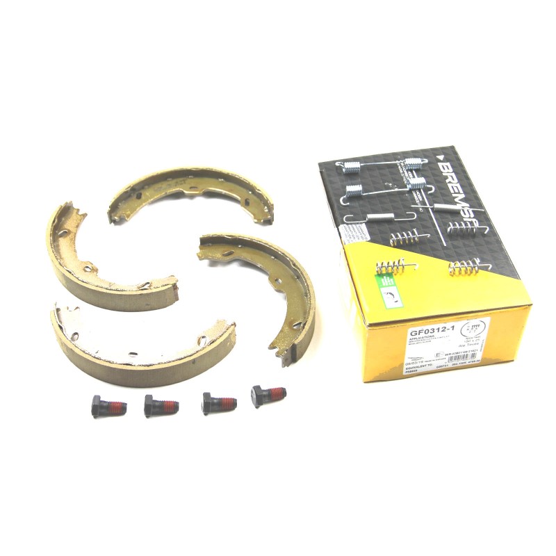 Барабанні гальмівні колодки BREMSI для Mercedes E-class (W211, W212) 1.8-5.5 2002-2009 (ATE-TEVES) GF0312