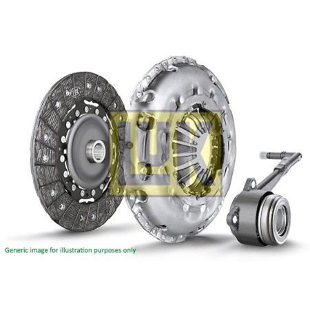 Комплект сцепления VW Crafter 2.0TDI 11- (80-100kw) (d=240mm) (624 3703 09)