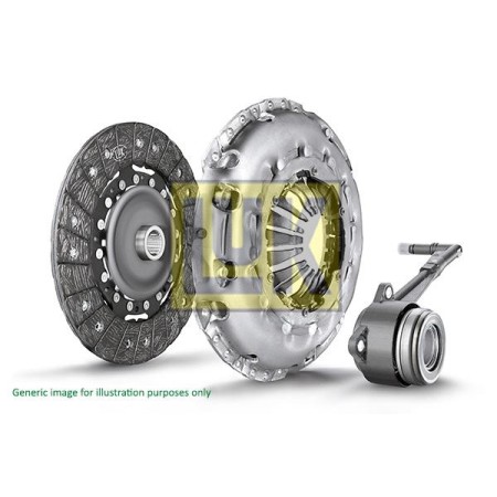 Комплект сцепления Renault Kangoo 1.5dCi 08- (d=220mm) (+ выжимной) (622 3096 33)