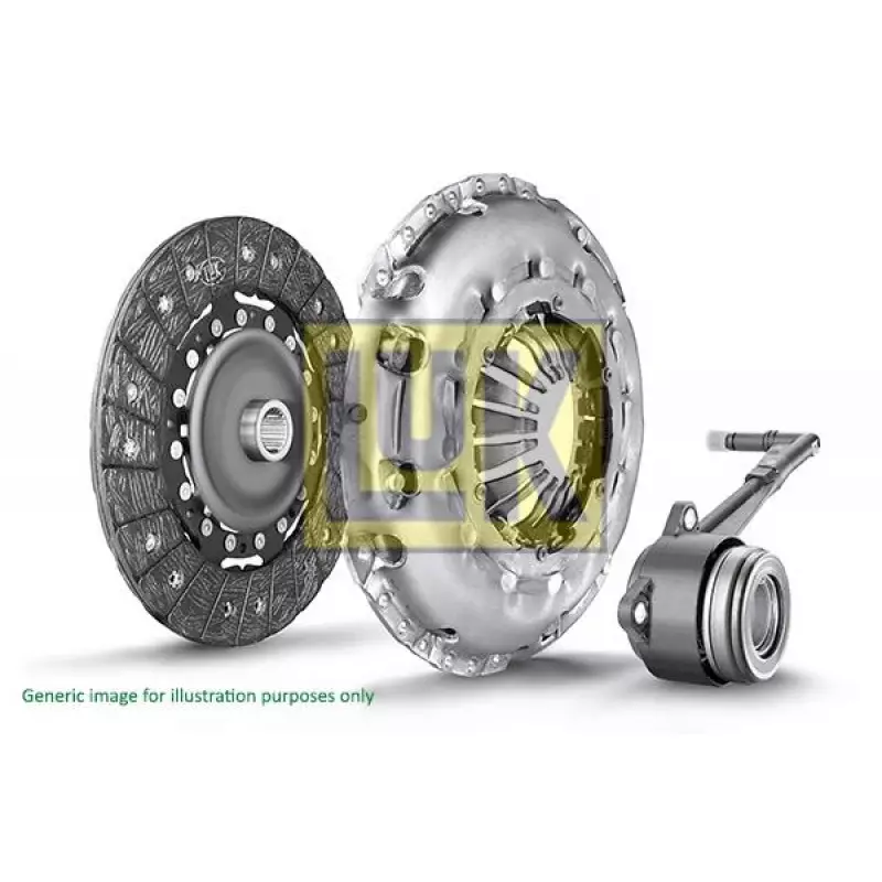Комплект сцепления VW T5 2.5TDI (96kw) (d=240mm) (+выжимной) (624 3156 34)