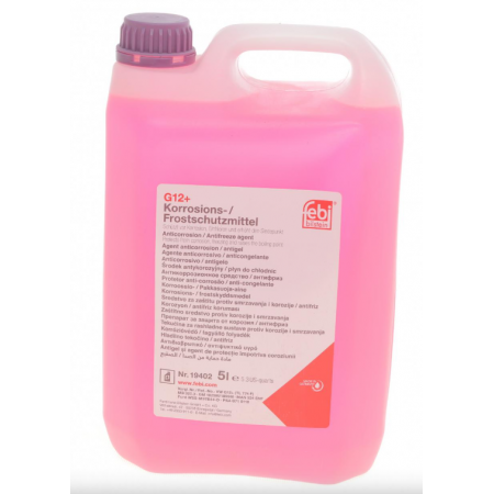 Антифриз (фиолетовый) G12 Plus (5L) (MB325.3) (19402) FEBI BILSTEIN