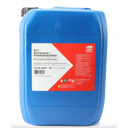 Антифриз (синий) G11 (20L) (MB325.0/325.2) FEBI BILSTEIN (22270)