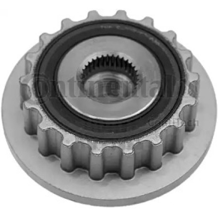 Шкив генератора VW T5 2.5TDI, 03-09, 96/120/128kw (AP9030)