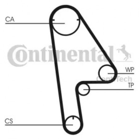 Ремінь ГРМ Honda Accord V/VI 1.8-2.3 16V 96-04 (24x112z) (CT1001)