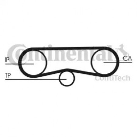 Ремень ГРМ Audi A4/A6/A8/VW Passat 2.5TDI 97-05/Skoda Superb 2.5TDI 01-08 (87x24) (CT1018)