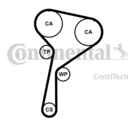 Ремень ГРМ MB Citan 12- 1.5 CDI/Renault Kangoo 1.5 dCi 08-i  (27x119z) (CT1184)