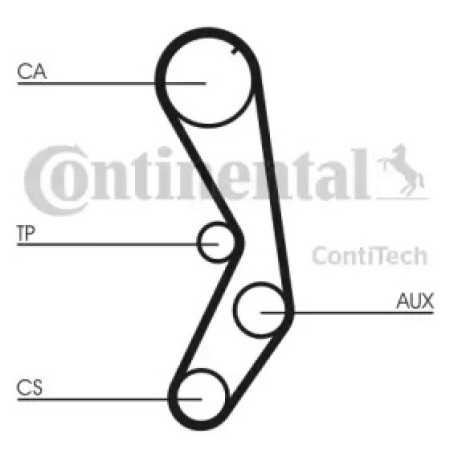 Ремень ГРМ Fiat Scudo/Citroen Jumpy/Peugeot Expert 1.6 96-06 (15x138z) (CT605)