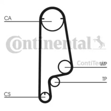 Ремінь ГРМ Honda Accord 2.0/2.2i 89-98 (24x113z) (CT799)