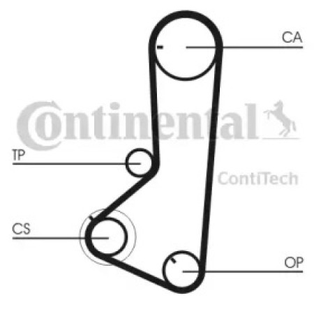 Ремень ГРМ Mitsubishi L 200/L400 2.4 4WD 95-07 (29x124z) (CT836)