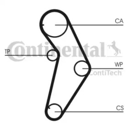 Ремень ГРМ Fiat Palio/Punto 1.2 93- (15x108z) (CT927)
