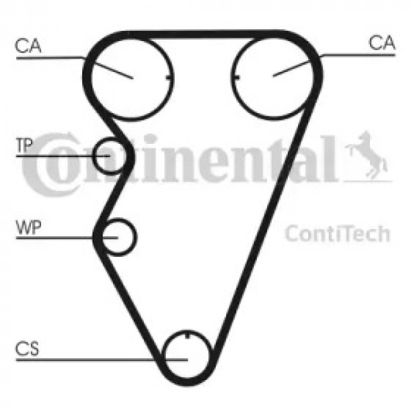 Комплект ГРМ Land Rover 1.8 16V 98-06/Rover 45/75 1.4-1.8 00-05 (26x145z) (CT974)